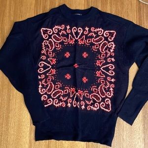 Scotch & Soda Navy bandana Sweater!!👍🙈😍💞
